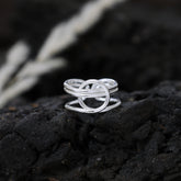 Contort Silver Ring