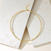 Droplet Sleek Gold Necklace