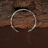 Forge Silver Cuff Bracelet