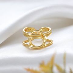 Contort Gold Ring