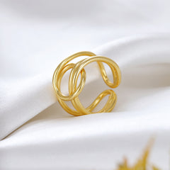 Contort Gold Ring