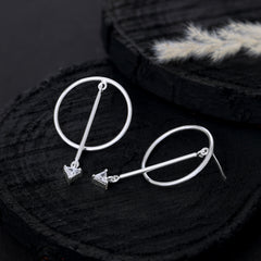 Donna Silver Earring