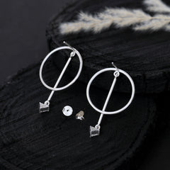 Donna Silver Earring