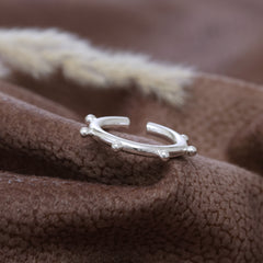 Droplet Silver Ring