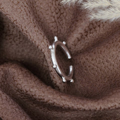 Droplet Silver Ring