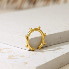 Droplet Gold Ring