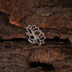 Neeraja Adjustable Silver Ring