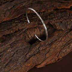 Forge Silver Cuff Bracelet