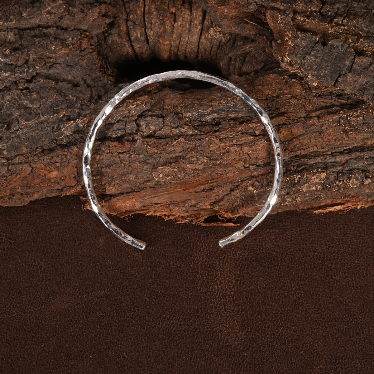 Forge Silver Cuff Bracelet