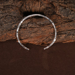 Forge Silver Cuff Bracelet