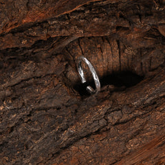Forge Band Silver Ring