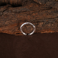 Forge Band Silver Ring