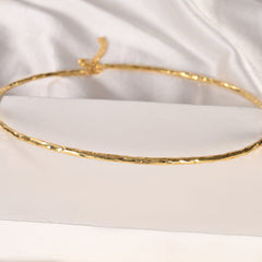 Forge Sleek Gold Necklace