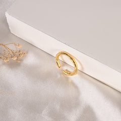 Forge Band Gold Ring