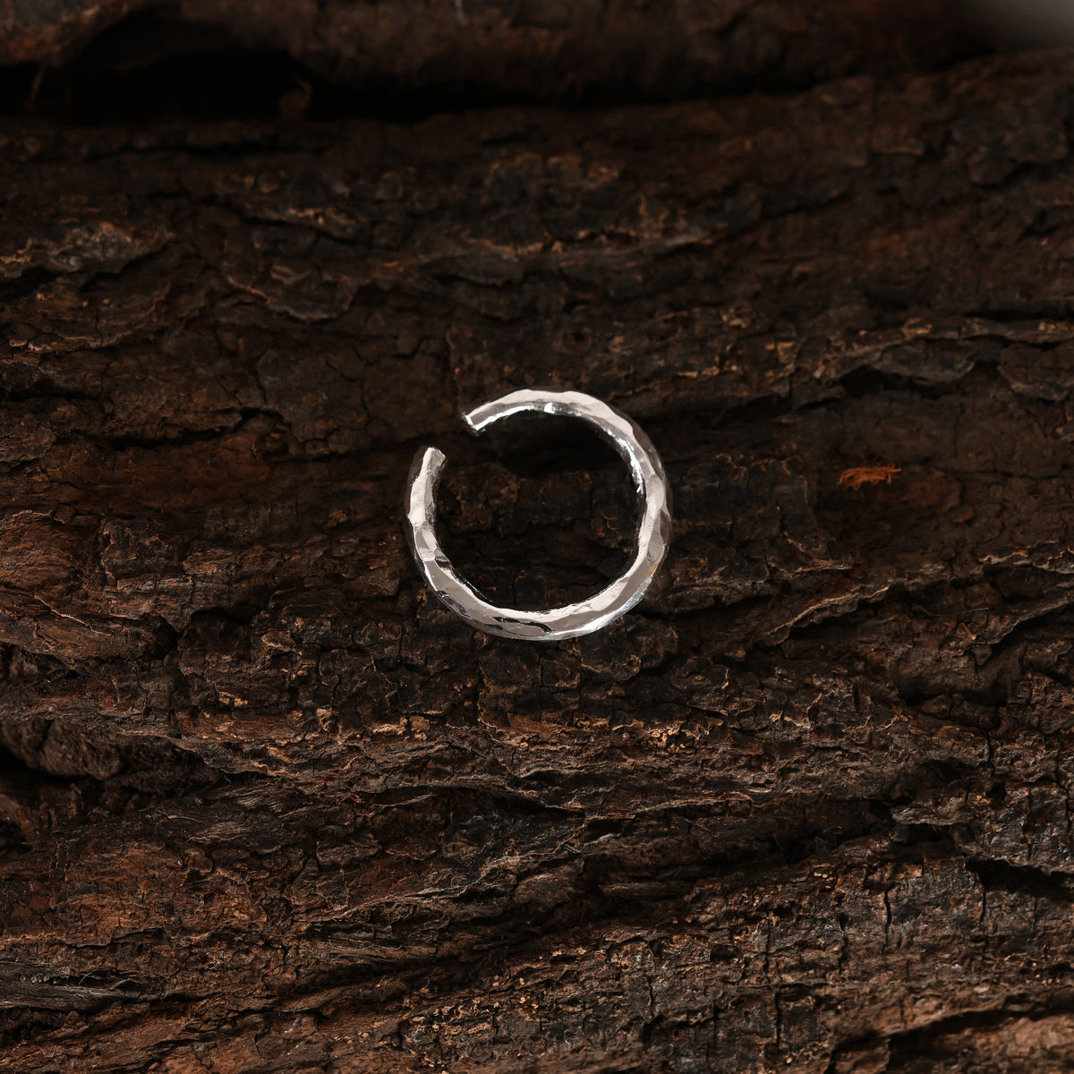 Forge Band Silver Ring