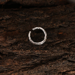 Forge Band Silver Ring