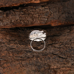 Knot Fluid Adjustable Silver Ring