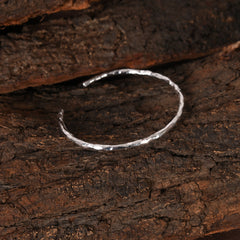 Forge Silver Cuff Bracelet