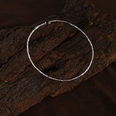 Forge Sleek Silver  Necklace