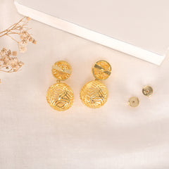 Masked Ball Gold Earring
