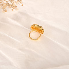 Knot Fluid Adjustable Gold Ring