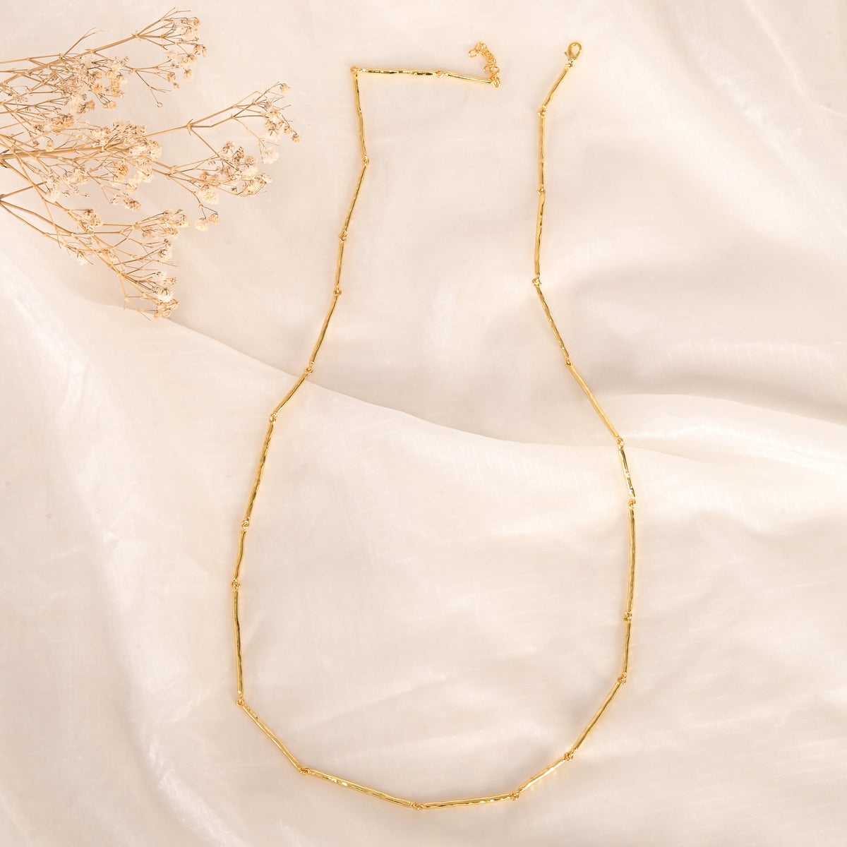 Forge Stick Gold Necklace